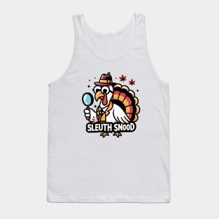 Thanksgiving t-shirt - Sleuth Snood Tank Top